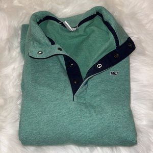 Sea foam green vineyard vines pullover